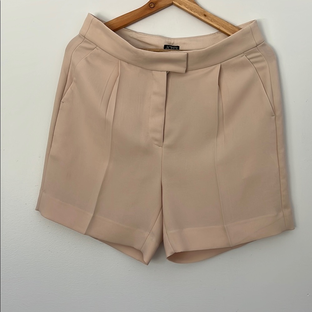 J. Crew Tan Bermuda Shorts Structured Design